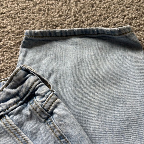 Universal Thread Jeans High Rise Slim Straight Front Seams Light Sz 14 Y2K Pants - Picture 7 of 14